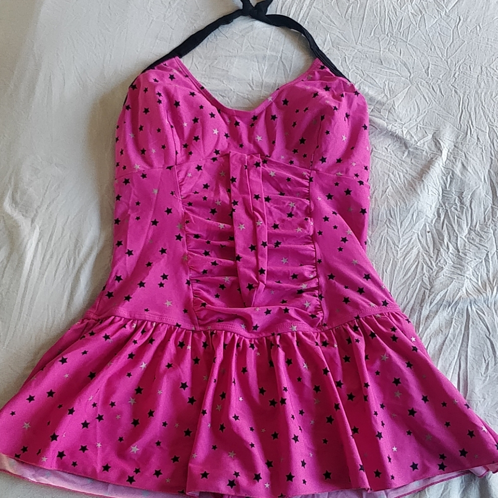 Torrid pink and stars bathing suit